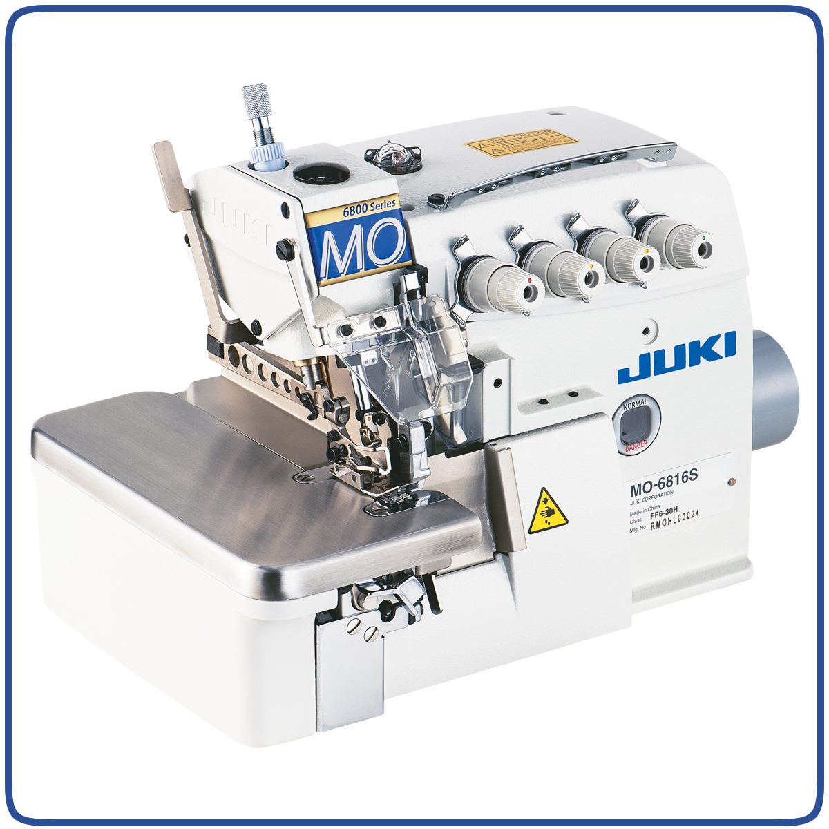 how to thread juki overlock machine